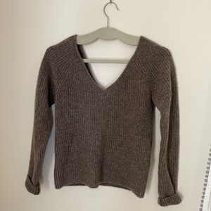 Banana Republic Brown V-Neck Sweater